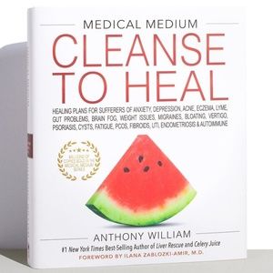 COPY - Medical Medium Cleanse To Heal Anthony William Hardcover Wellness Recipe…